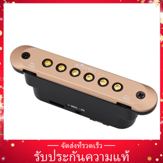 (ของแท้)JUSTPRO Jc-a1 ปิ๊กอัพคอยล์เสียงกีตาร์ พร้อมไมโครโฟน และตัวควบคุมระดับเสียง สําหรับกีตาร์โฟล์ค 39 40 41 42 นิ้ว