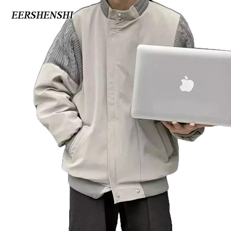 eershenshi-เสื้อโค้ทลําลอง-มีซิป-ทรงหลวม-สีพื้น-แฟชั่นฤดูใบไม้ผลิ-และฤดูใบไม้ร่วง-สําหรับผู้ชาย