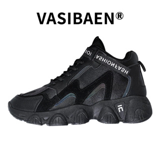 Vasibaen ใหม่ รองเท้ากีฬา รองเท้าวิ่ง พื้นหนา สวมใส่สบาย เหมาะกับฤดูหนาว