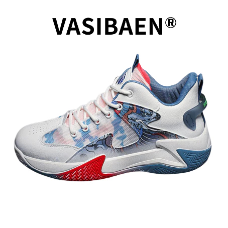 vasibaen-รองเท้าผ้าใบผูกเชือกบาสเก็ตบอลตาข่ายระบายอากาศแบบใหม่