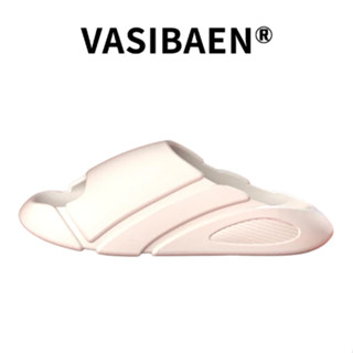 VASIBAEN รองเท้าแตะมะพร้าวแฟชั่นระเบิดและรองเท้าแตะผู้ชายบ้านห้องน้ำอาบน้ำด้านล่างหนากันลื่นก้าวอึรองเท้าแตะสามารถสวมใส่ข้างนอก