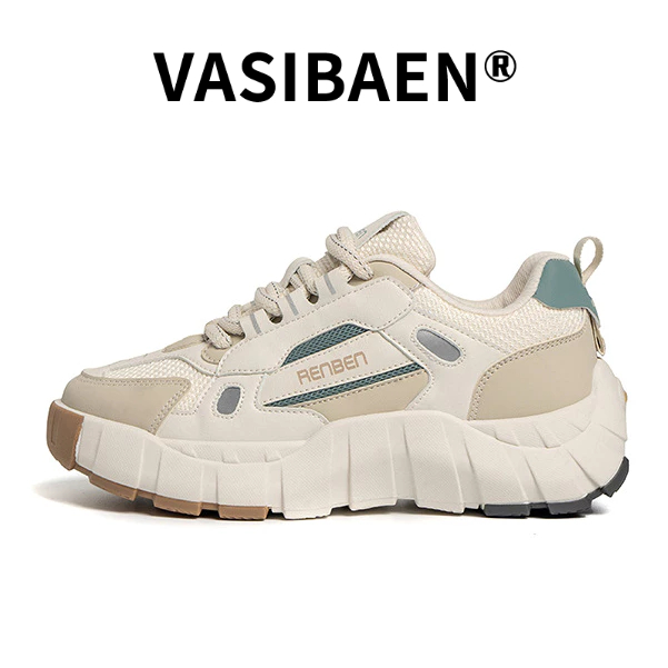 vasibaen-รองเท้ากีฬาตาข่ายใหม่ของผู้หญิง-พื้นหนา-รองเท้าพ่อ-ระบายอากาศได้-รองเท้าวิ่งลำลองและอเนกประสงค์