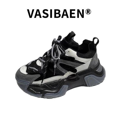 vasibaen-รองเท้าสตรีฤดูใบไม้ผลิใหม่ขนาดเล็กเพิ่มความสูงลื่นทุกการแข่งขันกีฬายามว่าง