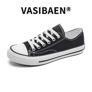 VASIBAEN รองเท้ากีฬาสตรีรองเท้าผ้าใบน้ำหนักเบาแบบหัวกลมระบายอากาศได้ดี