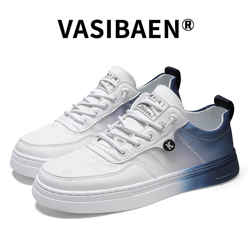 vasibaenรองเท้าผู้ชายปี-2023-ฤดูใบไม้ผลิและฤดูใบไม้ร่วงรองเท้าผ้าใบลำลองกีฬาอินเทรนด์น้ำหนักเบาใหม่
