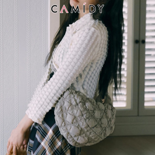 Camidy รุ่นใหม่ของเกาหลีเฉพาะทั้งหมดตรงกับเมฆพับรักแร้ถุงขนมจีบกระเป๋าสะพายไหล่ข้างเดียวหญิง