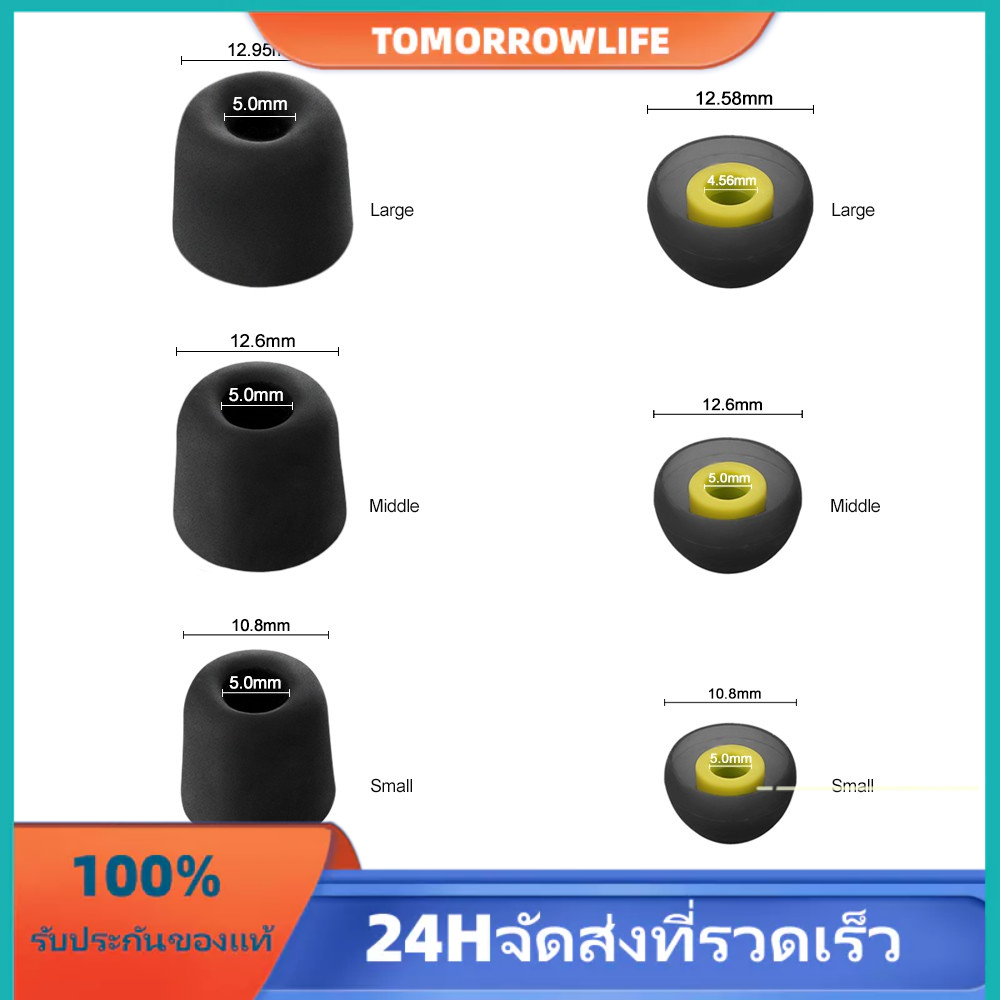 โฟมสําหรับเปลี่ยนหูฟังรูปผึ้ง New Bee replacement | Shopee Thailand