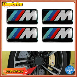 สติกเกอร์ล้อแม็ก 17 มม. X 9 มม ///M สำหรับรถ BMW ติดรถ แต่งรถ sticker ติดก้านล้อ ก้านล้อ ติดขอบประตู ติดกันสาดรถ มม. สําหรับ Bmw M Tec Sport 5 ชิ้น