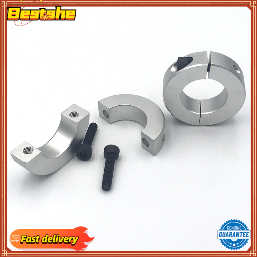 2023-fixed-rings-aluminum-alloy-clamp-collar-clamp-type-double-split-shaft-collar