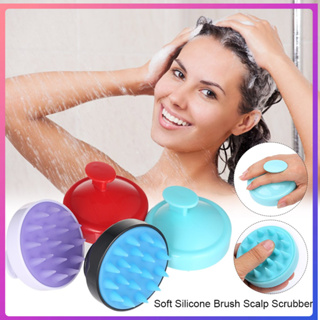 【Ready Stock】C &amp; R Soft Silicone Head Massager Comb Hair Scalp Massaging Shampoo Brush Scalp Scrubber