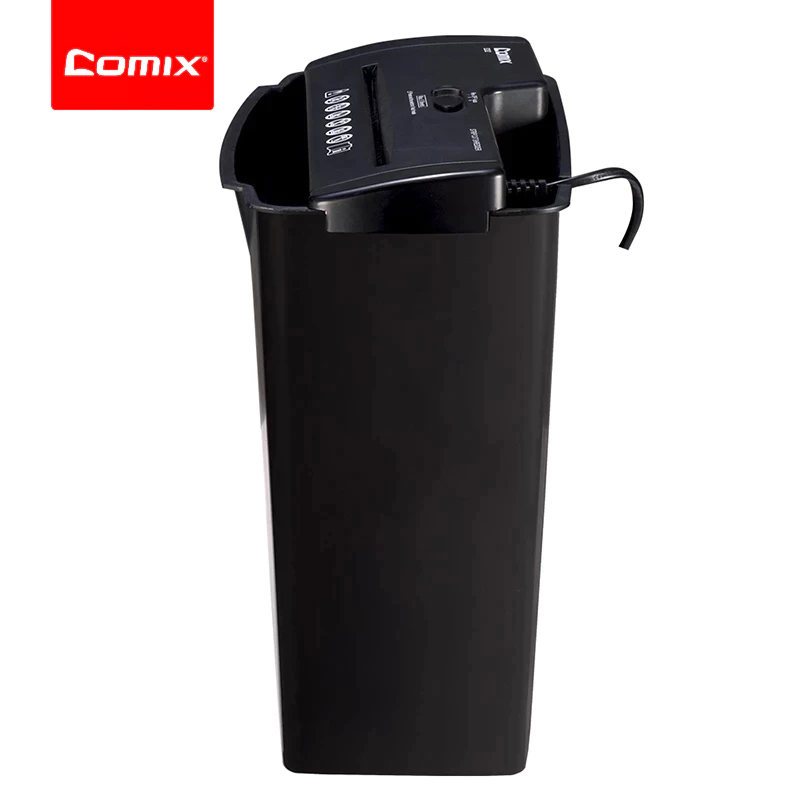 Comix S202 เครื่องทำลายเอกสาร ความจุ 9 ลิตร เครื่องทำลายเอกสารความเร็วสูง ทำลายเอกสาร ตัดกระดาษ A4 บรรจุสูงสุด 5 แผ่น จัดส่งในพื้นที่