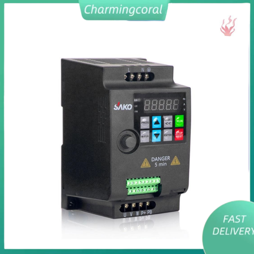 th2-Single Phase AC220V Vector Inverter VFD Variable Frequency ...