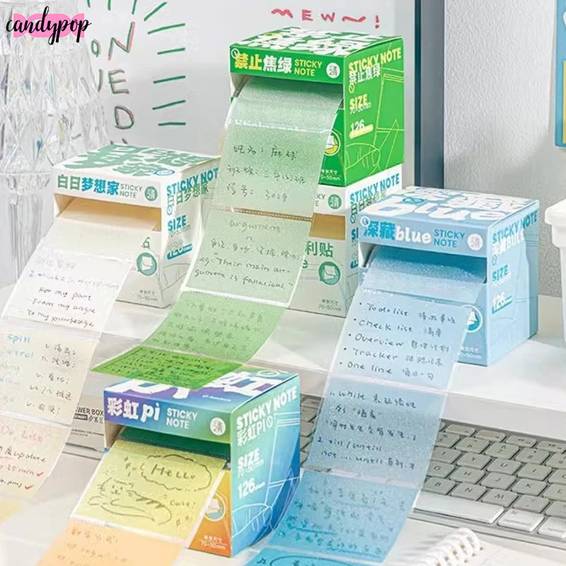 candypop 4 สี Pearly-lustre Sticky Note นักเรียน Sticky Note Stickable ...