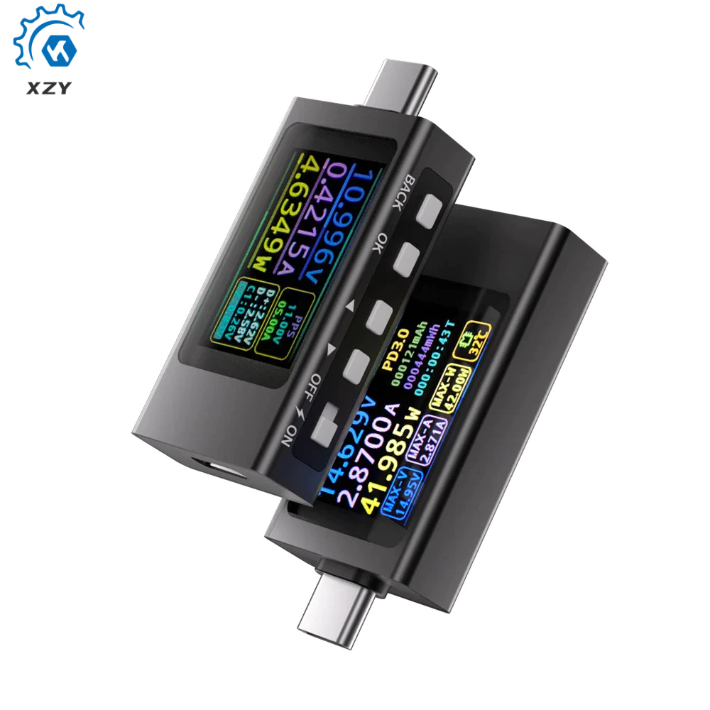 Kws-mx18 10 In 1 Usb Dc Tester Current 4-30v Spanningsmeter Timing Ammeter Digital Meter