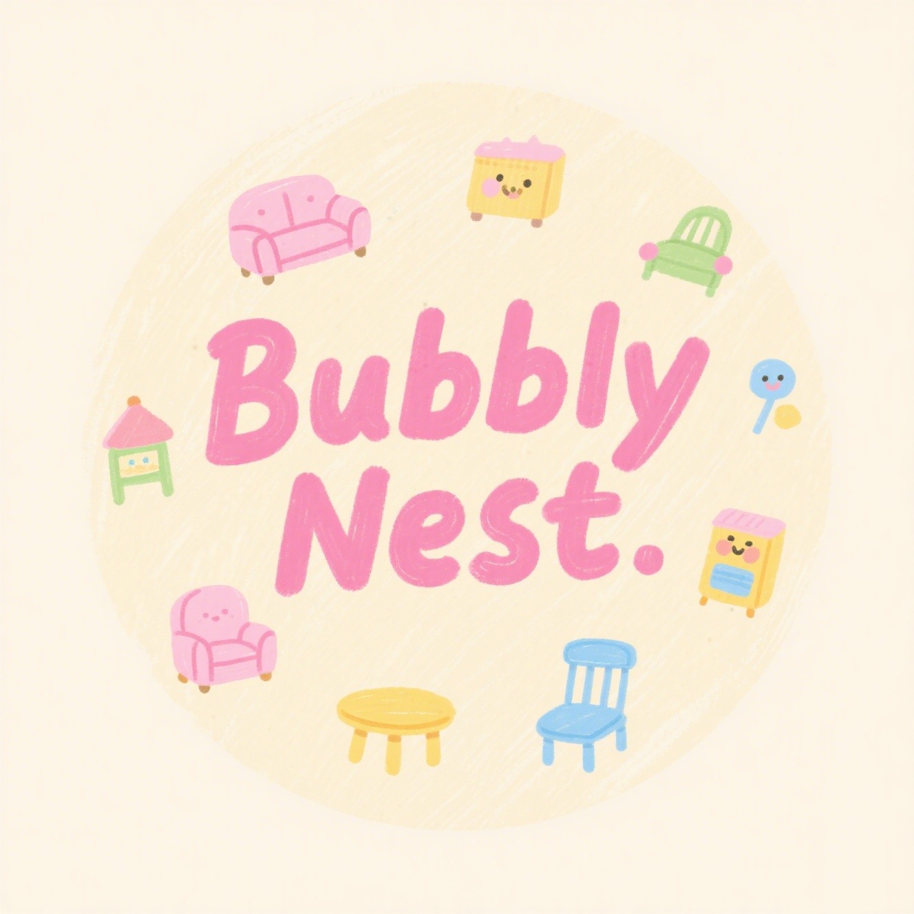 โลโก้ร้าน BubblyNest.