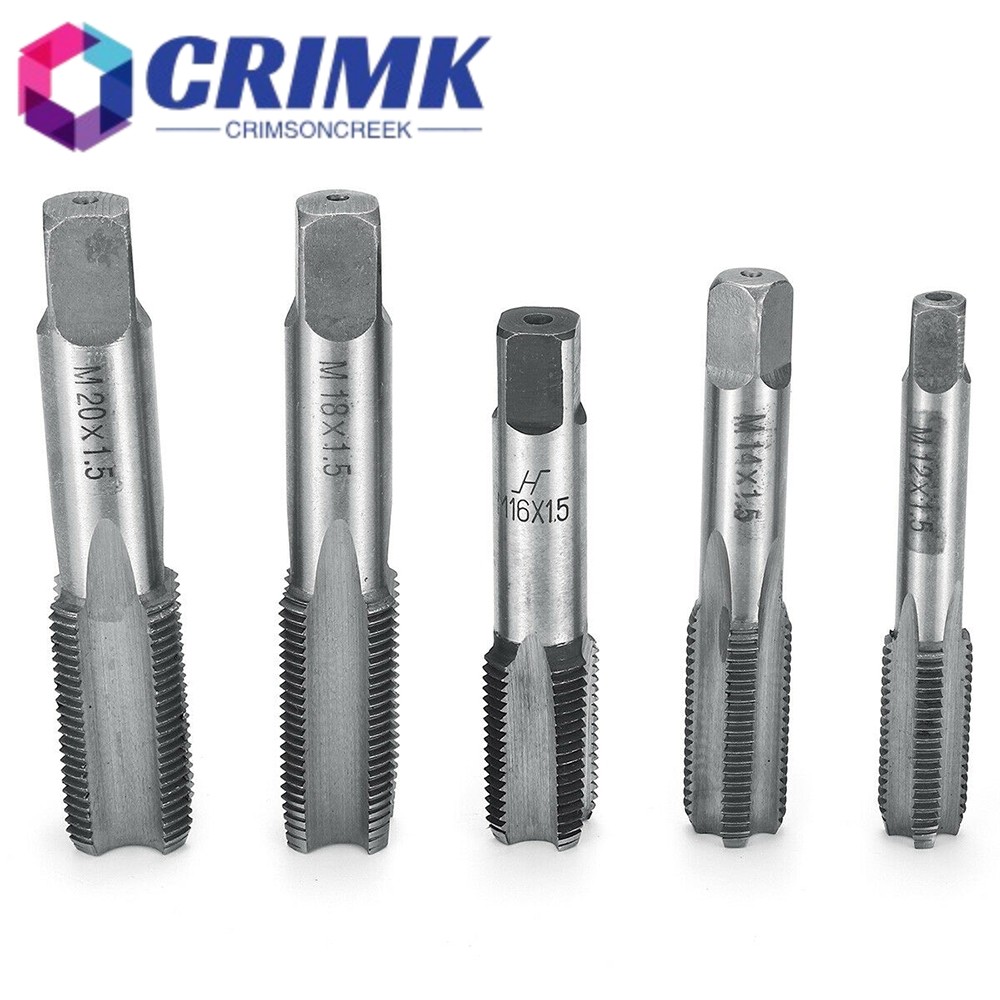 【จัดส่งด่วน】Pair Right Hand Machine Straight Fluted Fine Thread Metric ...