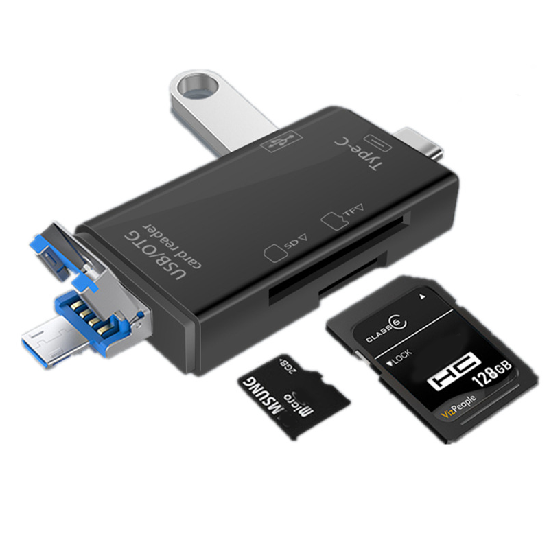 อะแดปเตอร์การ์ดรีดเดอร์ Usb SD Micro SD SDHC SDXC MMC สําหรับ MacBook ...