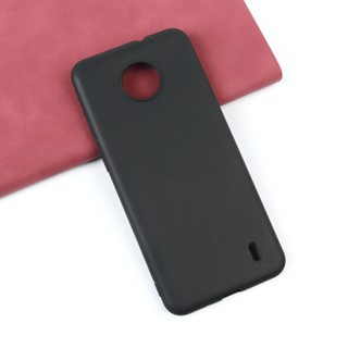 เคสโทรศัพท์ TPU แบบนิ่ม สีดําใส ป้องกันเต็มรูปแบบ สําหรับ Nokia C10 C20