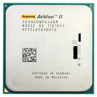 Athlon II X4 640 ซ็อกเก็ตโปรเซสเซอร์ CPU 3.0 GHz Quad-Core ADX640WFK42GM AM3