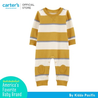 Carters Jumpsuit 1Pc Yellow Stripe L9 คาร์เตอร์เสื้อผ้าชุดจั๊มสูทมีลาย