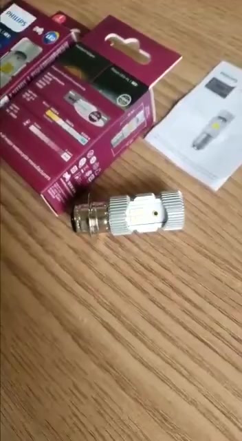 philips-หลอดไฟหน้า-led-รุ่น-led-hl-m5-แสงขาว-สว่างเพิ่ม-100-หลอดไฟ-led-philips-มอไซค์-ไฟ-แป้นเล็กt19-12v-dc-6w-1หลอ