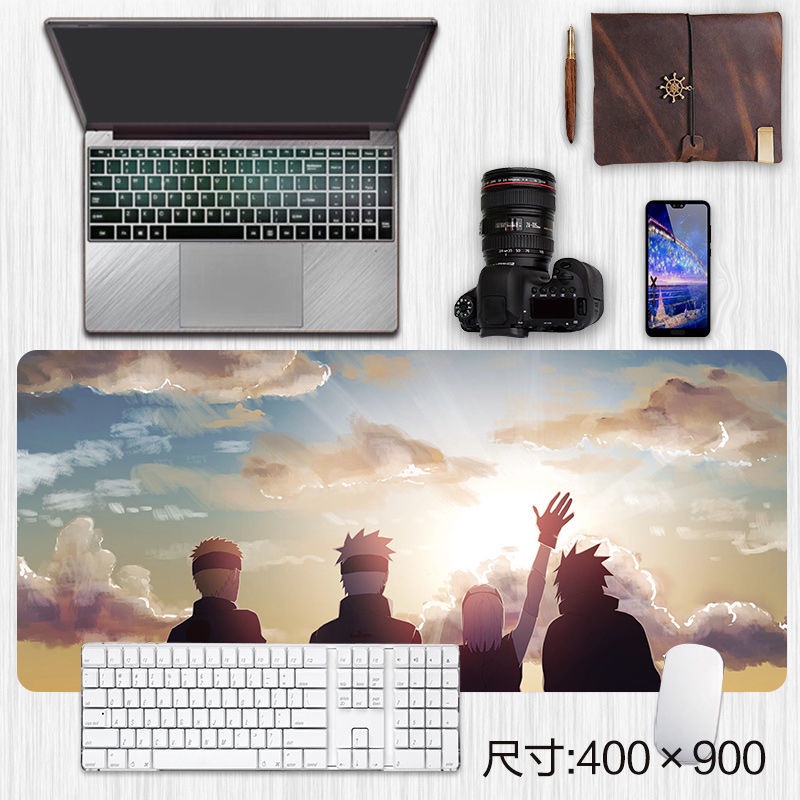แผ่นรองเมาส์-แผ่นรองเมาส์เกมมิ่ง-กันลื่น-800x300mm-ลายanime-ลายnaruto-gaming-mouse-pad