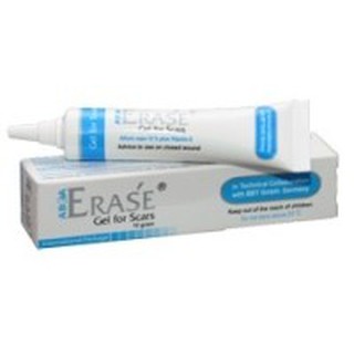 Erase Gel For Scar 15 กรัม เจลลดรอยแผลเป็น รอยดำจากสิว รอยหลุมสิว