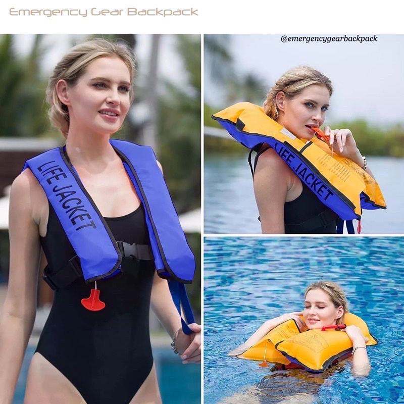 รูปภาพสินค้าแรกของเสื้อชูชีพ (Life Jacket Automatic/Manual Inflation)