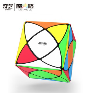 รูบิค แปลก ๆ รูบิค ของแท้ อย่างดี Qiyi Super Ivy Cube stickereless qiyi skewb Puzzle Magic Cube Ivy Leaf Cube SharkRubik