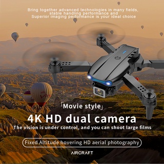 ภาพขนาดย่อของภาพหน้าปกสินค้าจัดส่งในสองวัน 2021 New K3 Drone WIFI FPV โดรน พร้อมโดรนมุมกว้างพร้อมกล้อง 4K HD กล้อง โหมดพักสูงแขนพับได้ RC Quadcopter จากร้าน x_j_store บน Shopee ภาพที่ 2