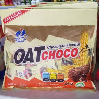 👌👌👌 ข้าวโอ๊ตอัดแท่ง รสช็อกโกแลต 400กรัม. Oat Choco Chocolate อร่อยสุดๆ (รสช็อก)