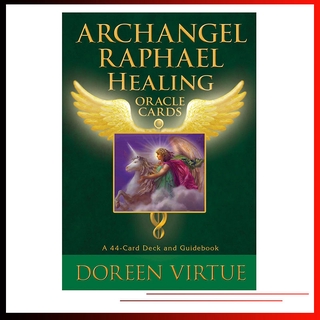 ภาพหน้าปกสินค้าแผ่นการ์ด Archangel Raphael Healing Oracle 44 แผ่นสําหรับตกแต่ง ที่เกี่ยวข้อง