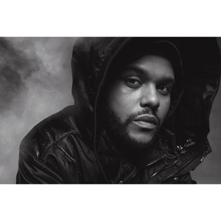 โปสเตอร์ The Weeknd เดอะวีกเอนด์ Poster แร็ปเปอร์ Rapper Hiphop ฮิปฮอป โปสเตอร์ รูปภาพ ตกแต่งผนัง Music ตกแต่งบ้าน