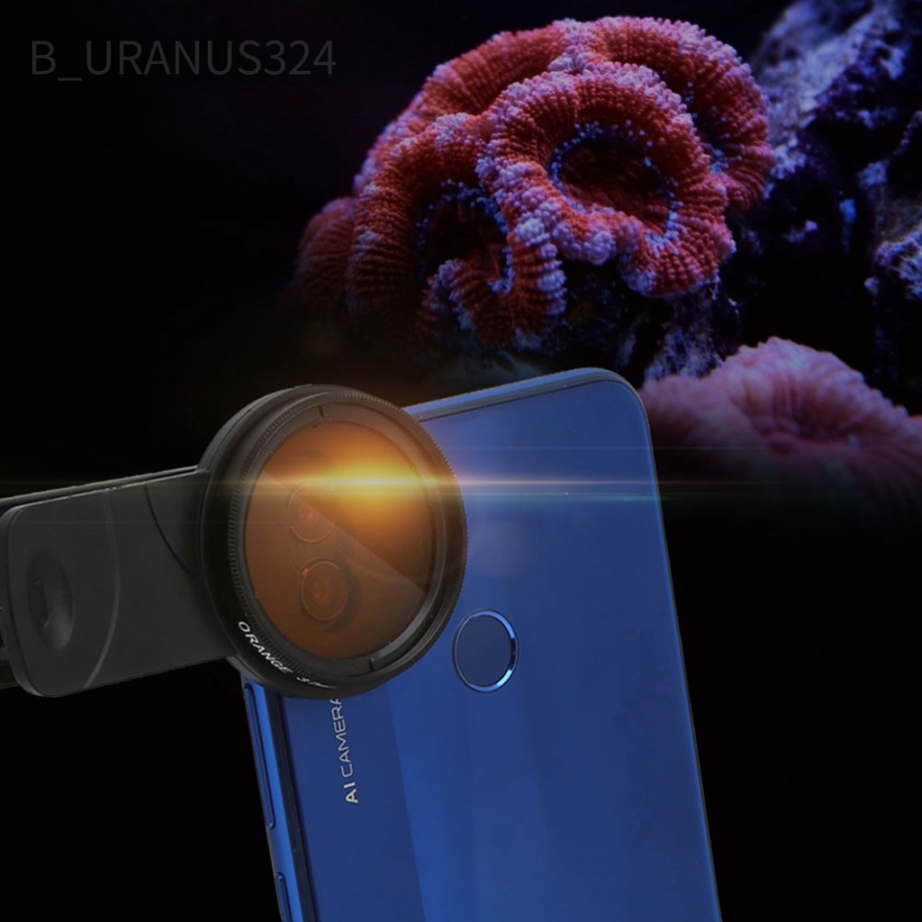 b-uranus324-เลนส์ปะการัง-เลนส์ถ่ายปะการัง-ทรงกระบอก-พร้อมฟิลเตอร์มาโคร-สําหรับตู้ปลาน้ําทะเล-เลนส์คลิปหนีบกับสมาร์ทโฟน