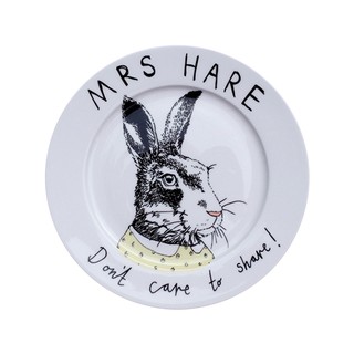 จานMrs Hare dont care to share by Jimbobart