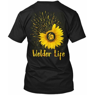 เสื้อยืดลําลอง สําหรับผู้ชาย แขนสั้น พิมพ์ลาย Welder Life 2022S