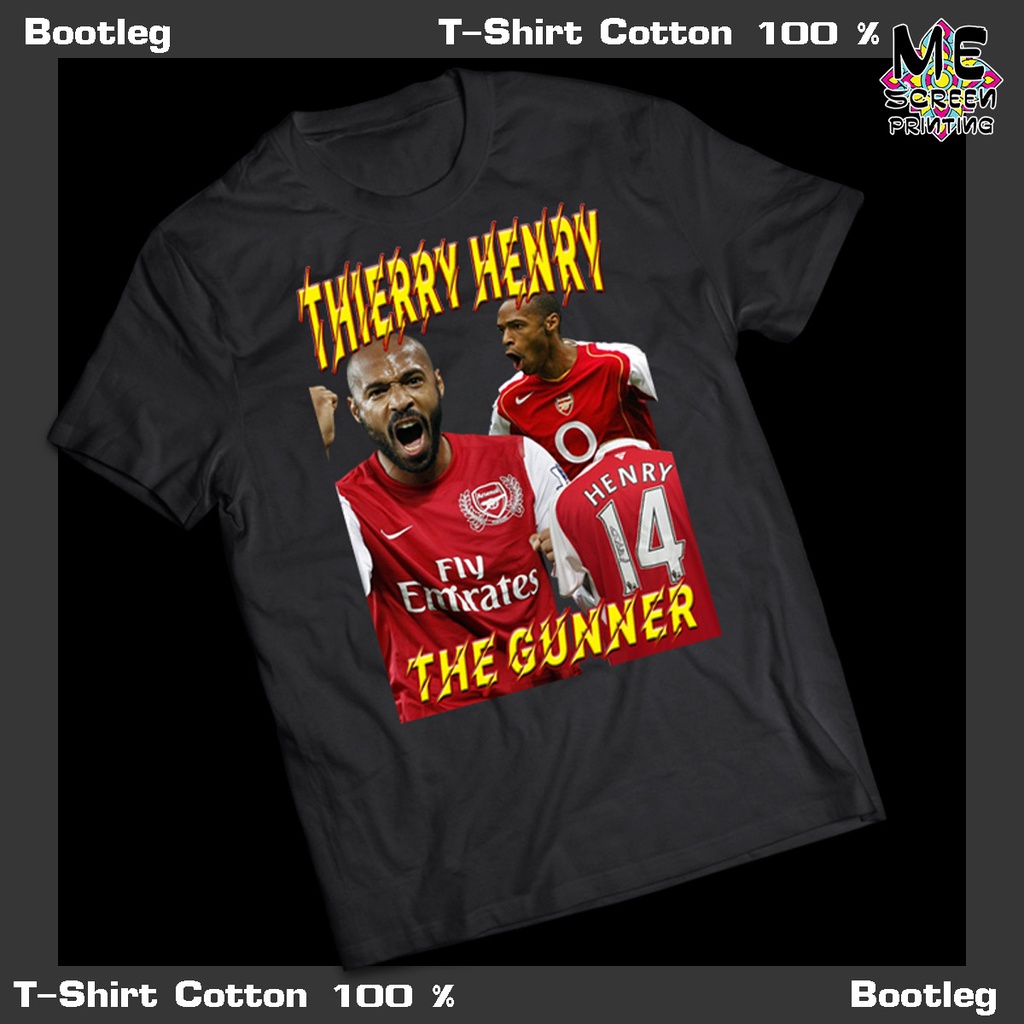 เสื้อยืด-t-shirt-tierry-henry-the-gunner-bootleg