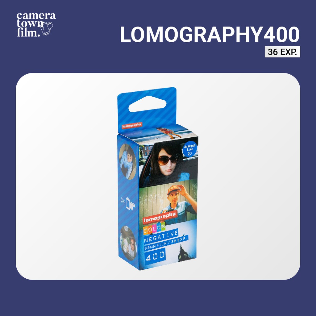 ภาพหน้าปกสินค้าฟิล์มถ่ายรูป LOMOGRAPHY NEGATIVE 400 36EXP Film