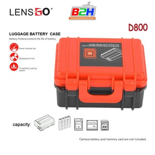 LENSGO D800 MINI BATTERY 2SD CASE  กล่องใส่การ์ด