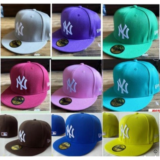 ใหม่ พร้อมส่ง หมวกเบสบอล York Yankees Ny แนวสตรีทแดนซ์ สําหรับผู้ชาย และผู้หญิง สีม่วง สีฟ้า สีเหลือง