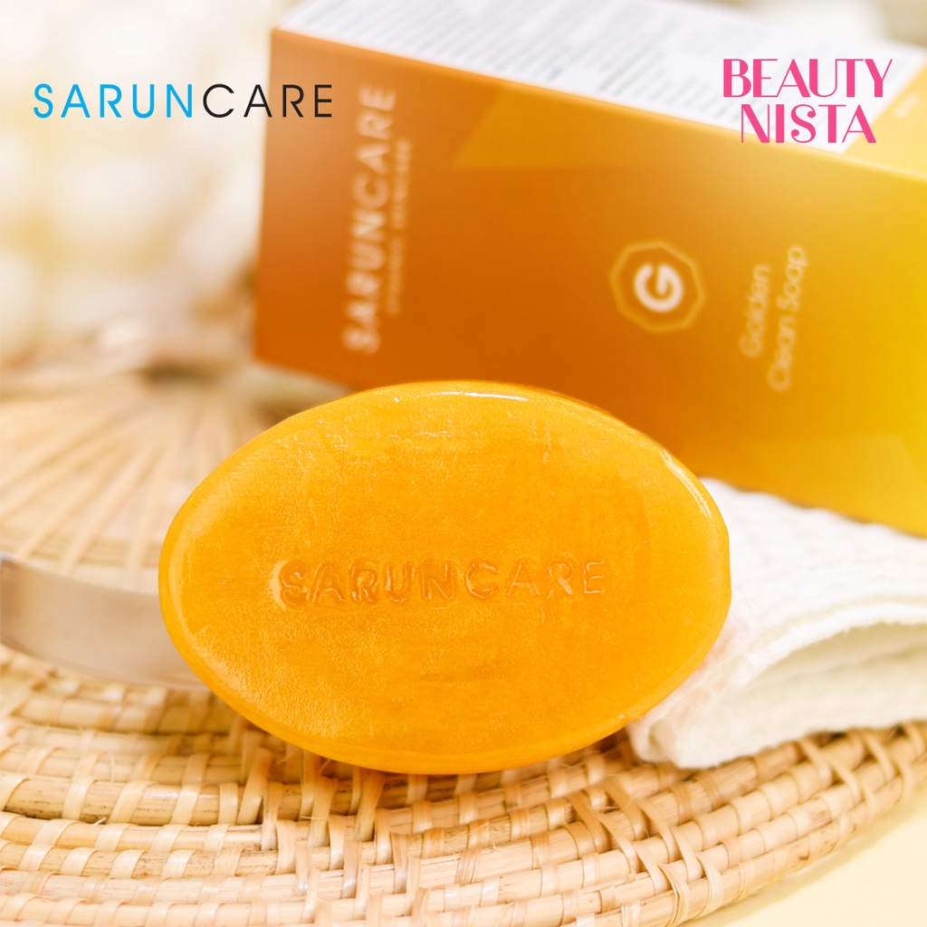 แพ็คคู่-saruncare-golden-clean-soap-60g-สบู่-ทองคำ-ศรัณย์แคร์