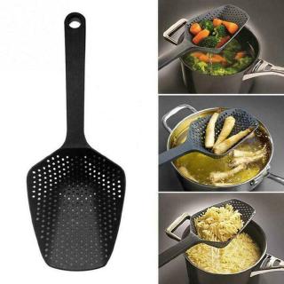 Cooking Shovel Vegetable Strainer Scoop Nylon Spoon Colander Soup