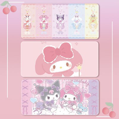 sanrio-แผ่น-รองรอง-เมาส์ลาย-คิ้วแผ่น-ใหญ่-mouse-pad-แผ่นรองเม้าส์-กัน-เล-รอง-เม้า-ซัก-ได้แผ่น-รอง-เมาส์-เล