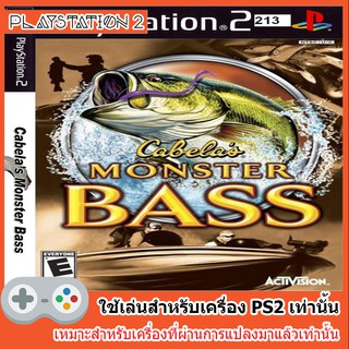 แผ่นเกมส์ PS2 - cabelas monster bass