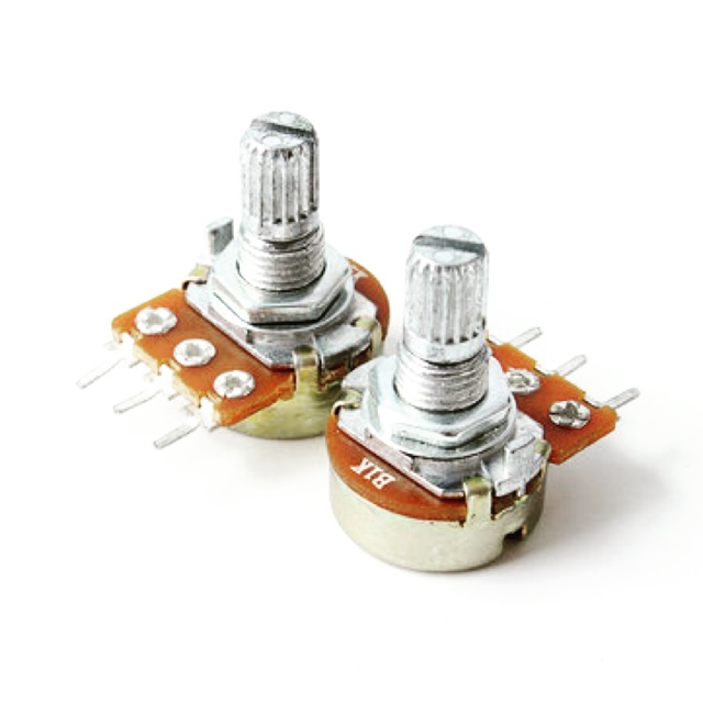 ราคาและรีวิวVR Linear Pot Adjustable Rotary Potentiometer Variable Resistor ตัวต้านทานปรับค่าได้ โวลุ่ม 3 ขา