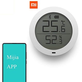 Xiaomi Qingping เครื่องวัดอุณหภูมิ ความชื้น บลูทูธ ดูผ่าน APP ได้ (สีขาว)