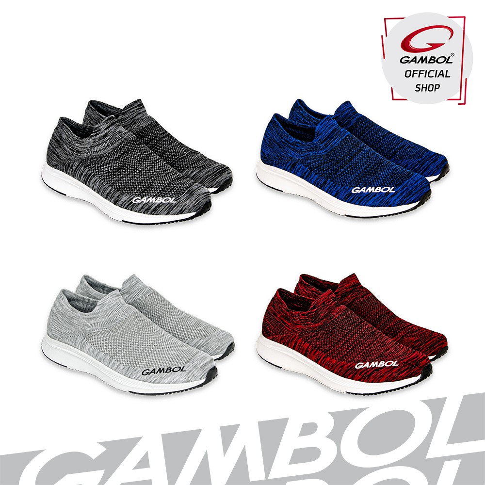 ภาพหน้าปกสินค้าGAMBOL แกมโบล รองเท้าผ้าใบ สวม ผู้หญิง GB82124 Size 36-39