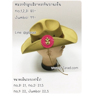 ภาพหน้าปกสินค้าหมวกลูกเสือ หมวกปีก - สายคาด ดอกจัน เชือก หน้าเสือ ที่เกี่ยวข้อง