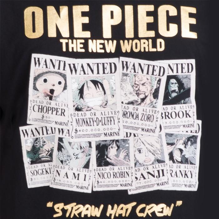 เสื้อยืดวันพีช-one-piece-op-389-bk-wanted