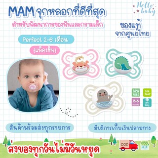 ภาพหน้าปกสินค้าMAM จุกหลอก รุ่น Perfect สำหรับ 2-6 เดือน (ชิ้นเดี่ยว) ที่เกี่ยวข้อง